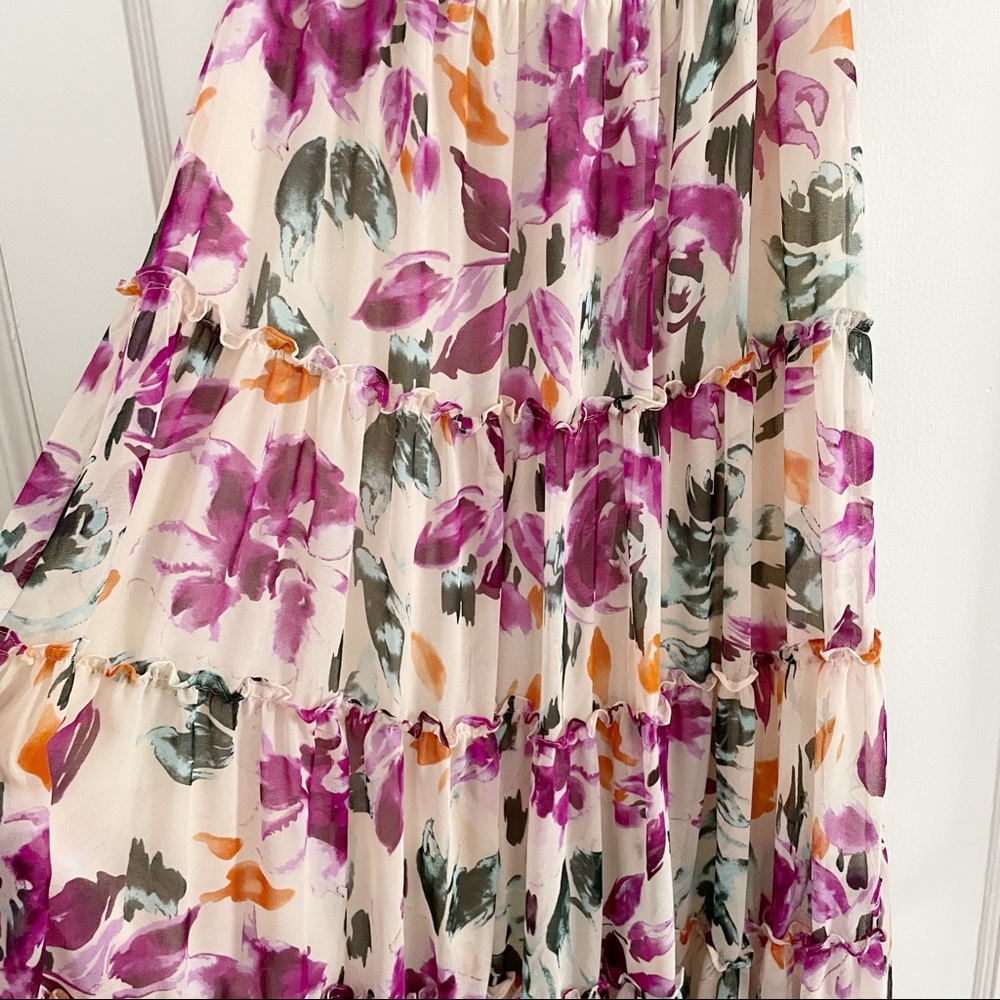 NWT MISA Mila Ruffled Pink Dress sz S - Picture 11 of 14